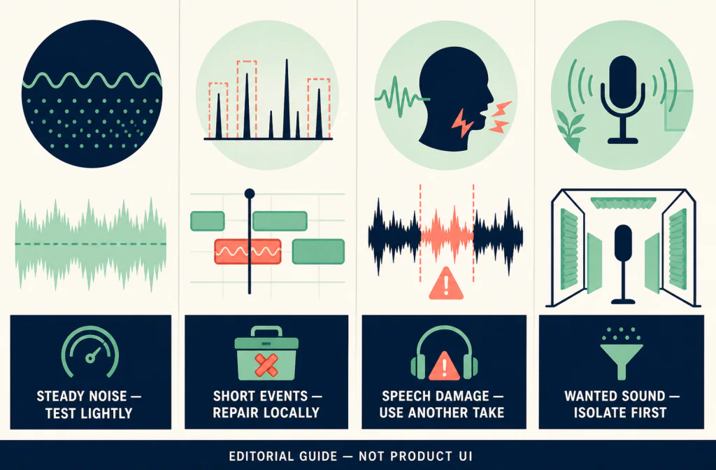 Diagnosis guide for remove background noise in FL Studio